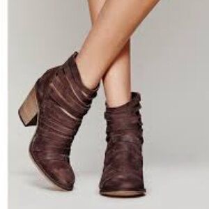 Free People Hybrid Heel Ankle Booties 9